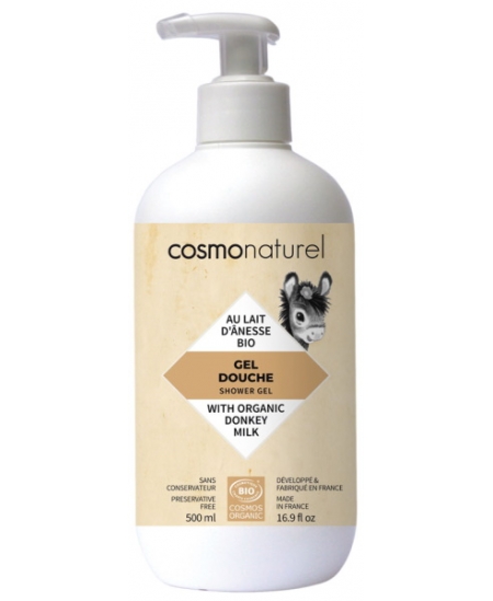 Gel bain douche au lait d'ânesse + HE - 500 ml - Cosmo Naturel régénère la peau Espritphyto Gel bain douche au lait d'ânesse + HE - 500 ml - Cosmo Naturel régénère la peau Espritphyto