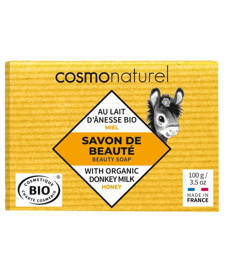 Savon au lait d'ânesse sans Parfum au Miel - 100 gr - Cosmo Naturel action revitalisante anti-âge Espritphyto Savon au lait d'ânesse sans Parfum au Miel - 100 gr - Cosmo Naturel action revitalisante anti-âge Espritphyto