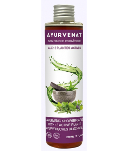 Oleanat - Soin douche Ayurvenat aux 18 plantes 200ml Gel douche ayurvédique Espritphyto