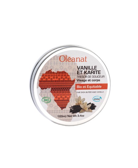 Oleanat - Baume Vanille et Karité bio équitable Trésor de Douceur - 100 ml Oleanat - Baume Vanille et Karité bio équitable Trésor de Douceur - 100 ml