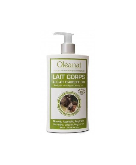 Oleanat - Lait corporel au lait d'ânesse - 250 ml