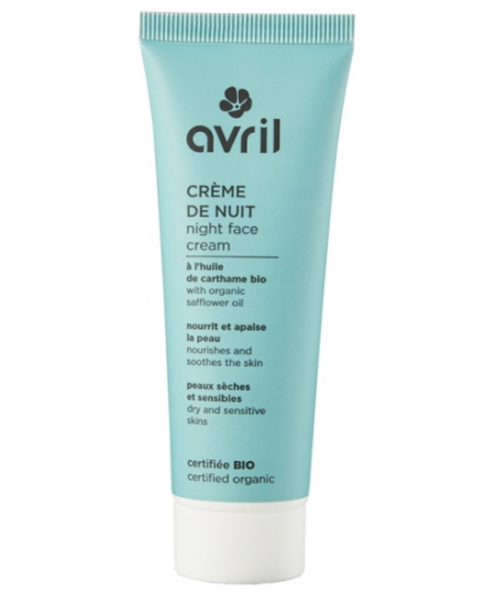 Avril - Crème de nuit peau sèche et sensible à l'huile de carthame bio 50ml jojoba aloe vera Espritphyto Avril - Crème de nuit peau sèche et sensible à l'huile de carthame bio 50ml jojoba aloe vera Espritphyto