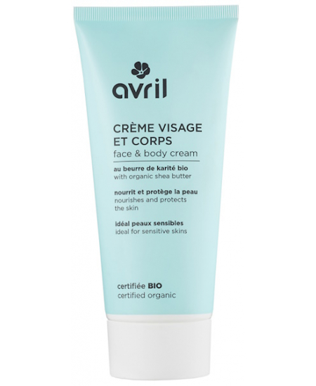 Crème Visage et Corps Karité Aloe Vera Bio - 200 ml - Avril certifiée bio ultra généreuse Espritphyto