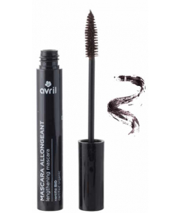 Avril Cosmétique Mascara Allongeant marron certifié Bio 9 ml marula esters de jojoba Espritphyto