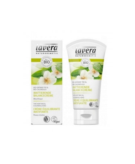 Lavera - Crème équilibrante matifiante Thé vert bio - 50 ml