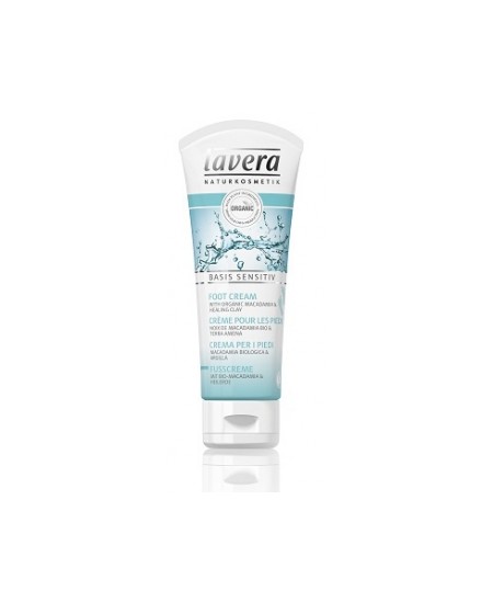 Lavera - Crème pour les pieds Macadamia et Terra amena BASIS - 75 ml Lavera - Crème pour les pieds Macadamia et Terra amena BASIS - 75 ml