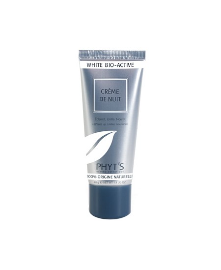Phyts - White Bio Active Crème de nuit éclaircissante - 40 gr Phyts - White Bio Active Crème de nuit éclaircissante - 40 gr