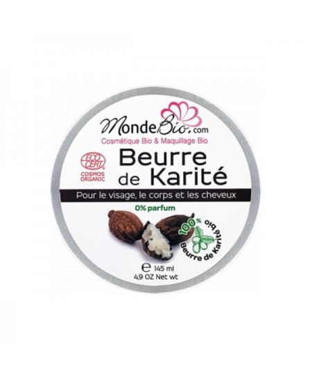 Le Monde du Bio - Beurre de Karité bio - 145 ml Le Monde du Bio - Beurre de Karité bio - 145 ml