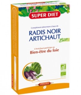 Super Diet - Radis noir Artichaut Bio - 20 ampoules de 15ml