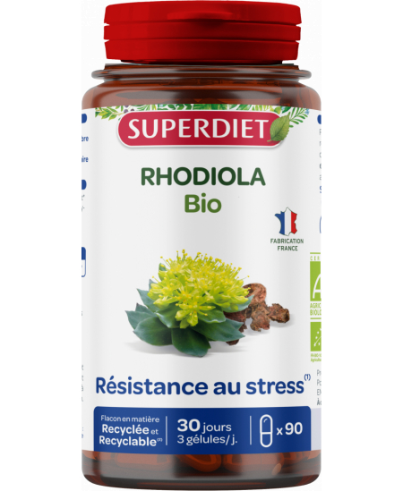 Rhodiola rosea bio - 90 gélules - Super Diet anti stress rhodiole bio Espritphyto Rhodiola rosea bio - 90 gélules - Super Diet anti stress rhodiole bio Espritphyto