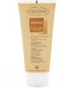 Ghassoul Gel prêt à l'emploi patchouli - 200 ml - Logona gel capillaire corporel Espritphyto