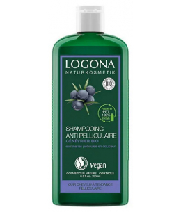 Logona -Shampooing équilibrant au genévrier antipelliculaire - 250 ml romarin ortie saule Espritphyto