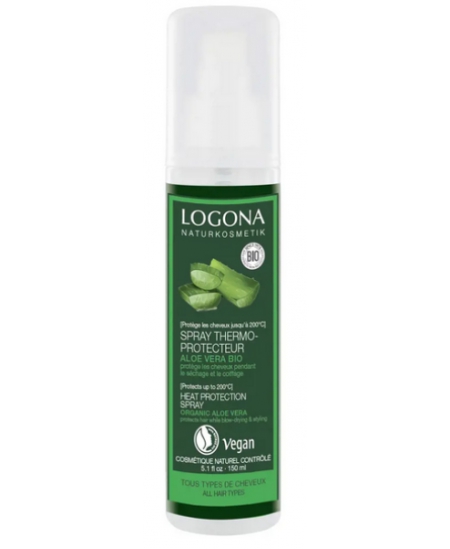 Logona - Spray hydratant thermo protecteur aloe vera - 150 ml Logona - Spray hydratant thermo protecteur aloe vera - 150 ml