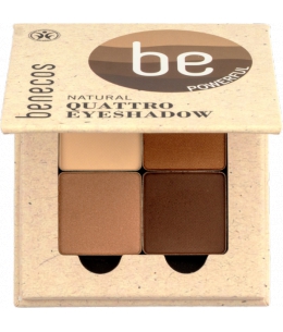 Fard à Paupières 4 Couleurs Coffee et crème Benecos maquillage bio Espritphyto