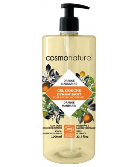Cosmo Naturel - Gel douche dynamisant Mandarine Orange 1 litre douche Fruité Mandarine Orange - Cosmo Naturel Cosmo Naturel - Gel douche dynamisant Mandarine Orange 1 litre douche Fruité Mandarine Orange - Cosmo Naturel