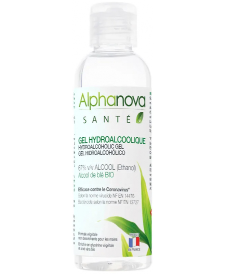 Alphanova - Gel Hydro alcoolique Hygiène des mains - 100 ml