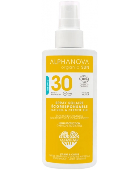 Alphanova - Lait solaire haute protection SPF 30 Parfum Monoï - 125 ml Alphanova - Lait solaire haute protection SPF 30 Parfum Monoï - 125 ml