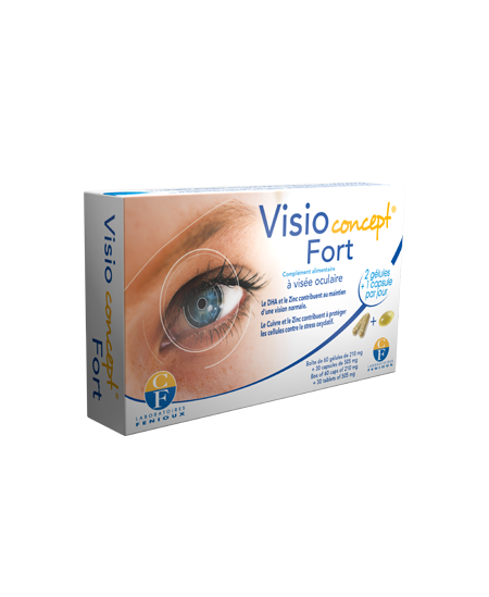 Fenioux - Visioconcept Fort - 2 blisters de 30 gélules, DHA 30 capsules Fenioux - Visioconcept Fort - 2 blisters de 30 gélules, DHA 30 capsules