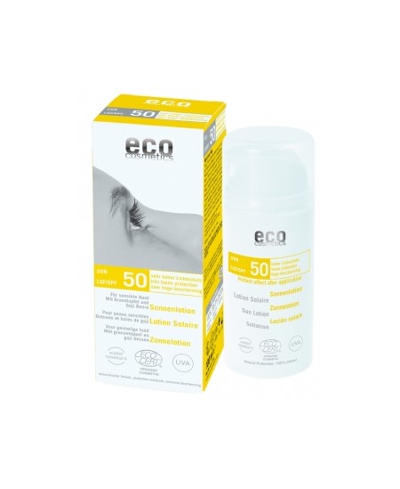 Eco Cosmetics - Lotion Solaire indice 50 Grenade et Baies de Goji - 100 ml Eco Cosmetics - Lotion Solaire indice 50 Grenade et Baies de Goji - 100 ml