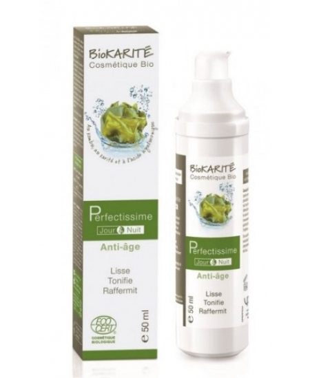 Biokarite - Perfectissime Soin Anti Age Jour/Nuit Karité Kombu Acide Hyaluronique - 50 ml Biokarite - Perfectissime Soin Anti Age Jour/Nuit Karité Kombu Acide Hyaluronique - 50 ml
