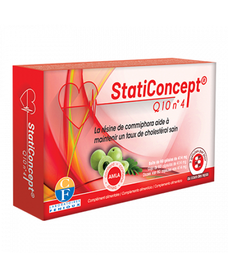 Fenioux - StatiConcept Evolution Q 10 - levure de riz rouge - 60 Gélules Fenioux - StatiConcept Evolution Q 10 - levure de riz rouge - 60 Gélules