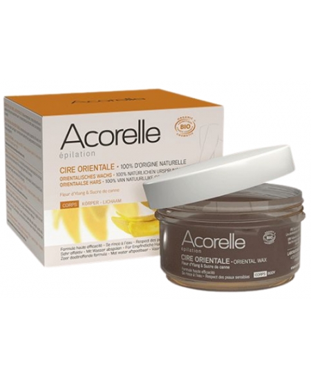 Acorelle - Cire orientale Fleur d'Ylang et Sucre de Canne corps - pot de 300 gr