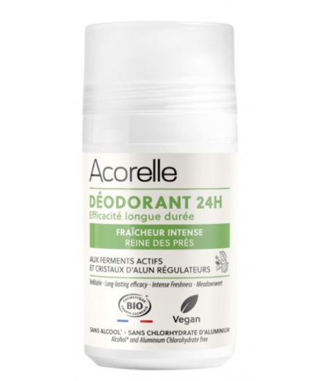 Acorelle - Déodorant soin efficacité longue durée Cristaux d'Alun - 50 ml