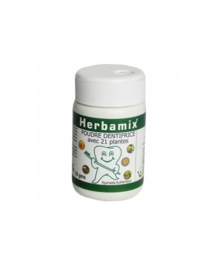 Kerala Nature - Dentifrice en poudre aux 21 plantes - 50 gr Kerala Nature - Dentifrice en poudre aux 21 plantes - 50 gr