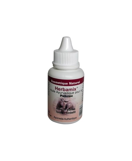 Kerala Nature - Huile ayurvédique poitrine et cou 21 plantes - 50 ml