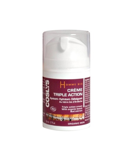 Coslys - Crème visage Homme triple action au Hêtre d'Ardèche - 50 ml Coslys - Crème visage Homme triple action au Hêtre d'Ardèche - 50 ml