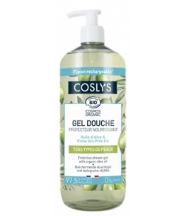 Coslys - Gel douche protecteur à l'huile d'olive bio - 1 L