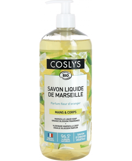 Coslys - Savon liquide de Marseille Pure tradition - 1 L Coslys - Savon liquide de Marseille Pure tradition - 1 L