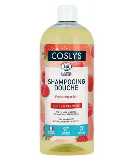 Coslys - Shampoing douche Vitaminé aux Fruits Rouges - 1L Coslys - Shampoing douche Vitaminé aux Fruits Rouges - 1L
