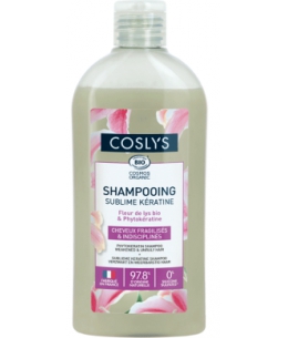 Coslys - Shampooing Kératine cheveux fragiles et indisciplinés - 250 ml