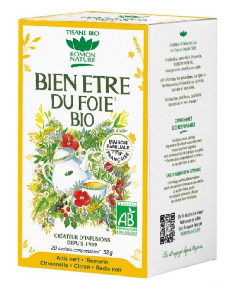 Thé vert au citron - 20 sachets - Boîte 32g