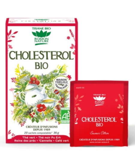 Romon Nature - Tisane complexe Cholestérol - 20 sachets de 32 gr Romon Nature - Tisane complexe Cholestérol - 20 sachets de 32 gr