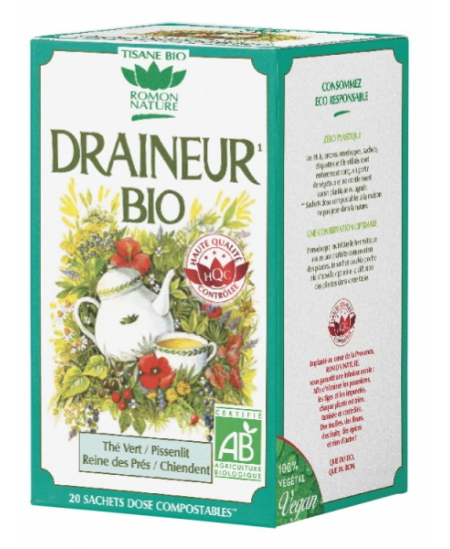 Romon Nature - Tisane Draineur - 20 sachets de 32 gr Romon Nature - Tisane Draineur - 20 sachets de 32 gr