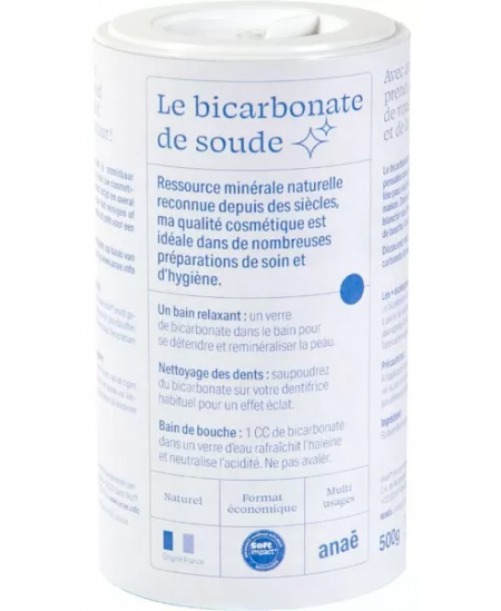 Anae - Bicarbonate de soude cosmétiques - 500 gr