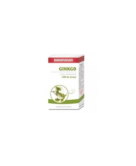 Bakanasan - Ginkgo + Cuivre 60 comprimés Bakanasan - Ginkgo + Cuivre 60 comprimés