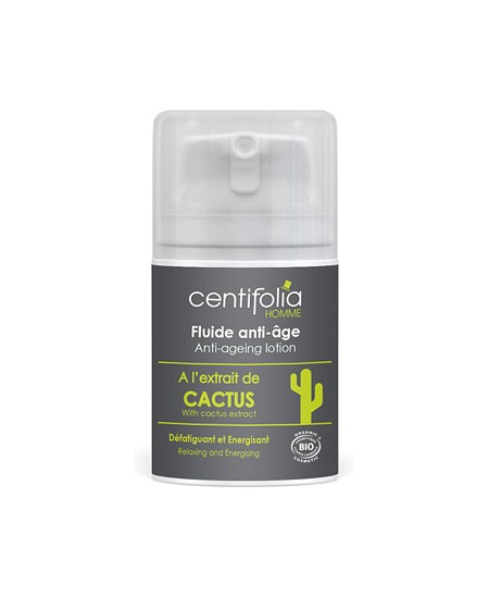 Centifolia - Fluide anti âge Défatiguant Energisant à l'extrait de Cactus - 50 ml Centifolia - Fluide anti âge Défatiguant Energisant à l'extrait de Cactus - 50 ml
