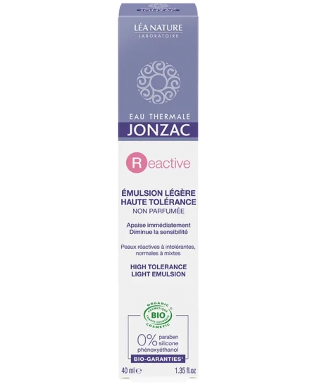 Eau Thermale Jonzac - Emulsion légère haute tolérance peaux réactives et intolérantes - 40 ml