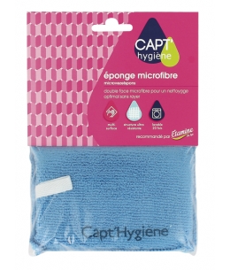 Capt' Hygiène - Eponge microfibre Cap't hygiène multi usages sans détergent Espritphyto