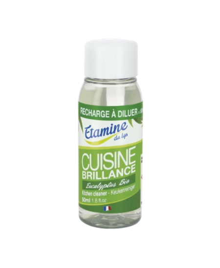 Etamine du Lys - Recharge à diluer Brillance cuisine à l'eucalyptus pulvérisateur Etamine du Lys - Recharge à diluer Brillance cuisine à l'eucalyptus pulvérisateur
