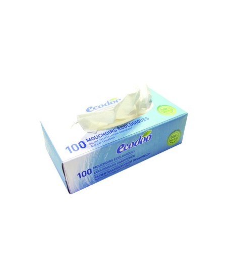 Ecodoo - Boite de 100 mouchoirs Ecodoo - Boite de 100 mouchoirs
