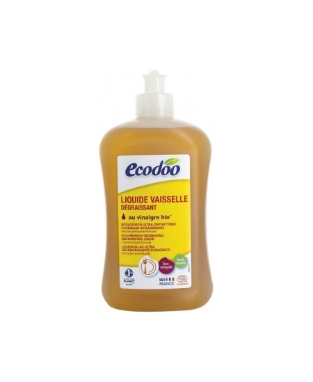 Ecodoo - Liquide vaisselle écologique ultra dégraissant Menthe Vinaigre - 500 ml Ecodoo - Liquide vaisselle écologique ultra dégraissant Menthe Vinaigre - 500 ml