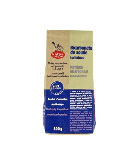 Droguerie Ecologique - Bicarbonate de soude technique - 500 gr
