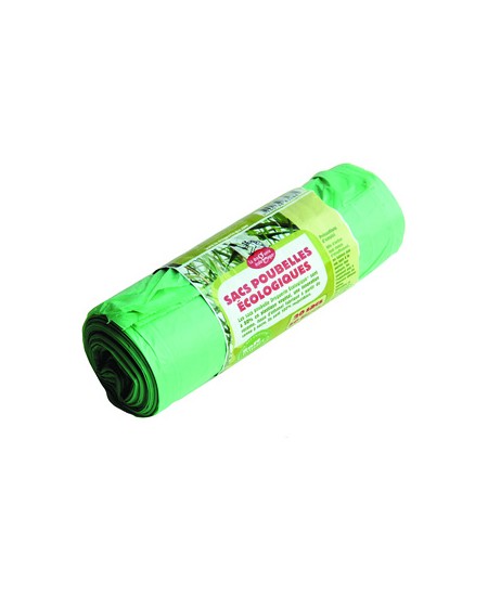 Droguerie Ecologique - Rouleau de 20 sacs poubelle de 50 litres Droguerie Ecologique - Rouleau de 20 sacs poubelle de 50 litres