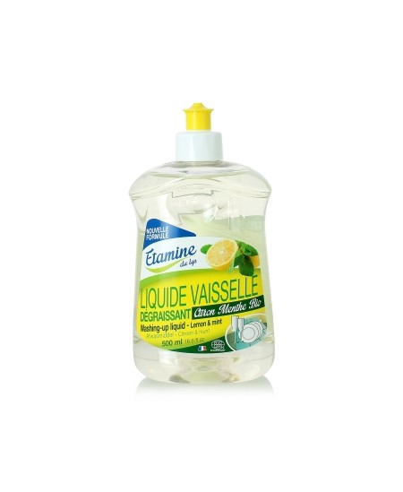 Etamine du Lys - Liquide vaisselle main Citron Menthe - 500 ml Etamine du Lys - Liquide vaisselle main Citron Menthe - 500 ml