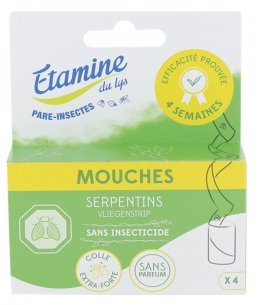 Etamine du Lys Serpentin attrape mouches X4 Serpentin anti mouches Espritphyto