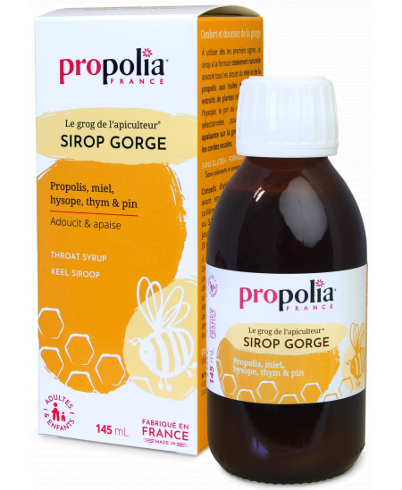 Sirop Gorge Propolis Miel Citron Flacon - 150 ml - Propolia voies respiratoires Espritphyto Sirop Gorge Propolis Miel Citron Flacon - 150 ml - Propolia voies respiratoires Espritphyto